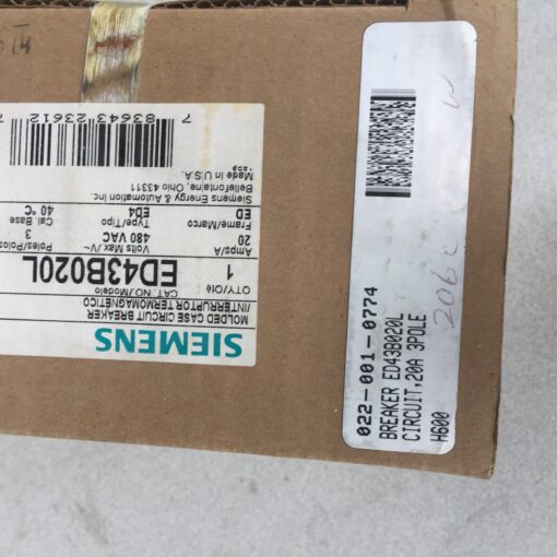 Siemens Circuit Breaker ED43B020L - Image 2