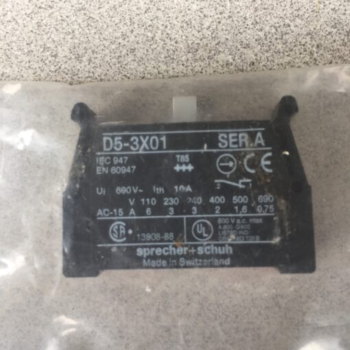 Sprecher Switch D5-3X01 - Image 2