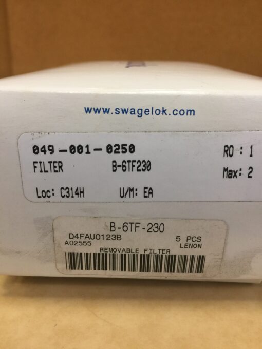 Swagelok B-6TF230
