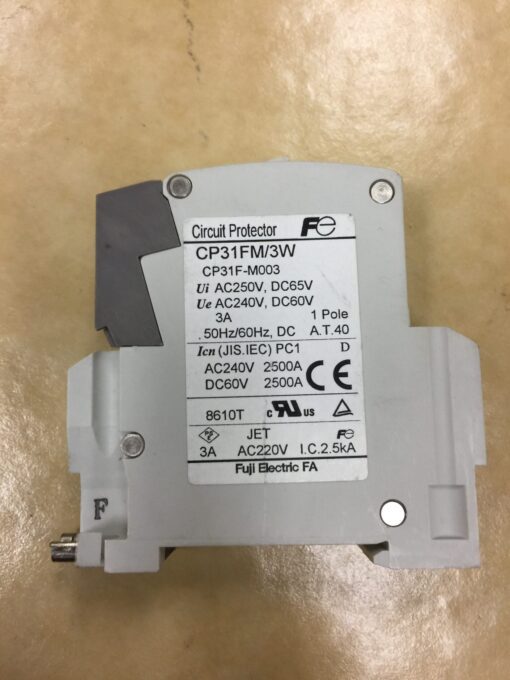 Fuji Electric Circuit Protector CP31FM/3W