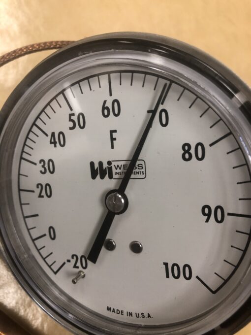 WEISS Instrument Temperature Gauge 66056 - Image 3