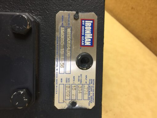 IronMan by Ohio Gear Reducer BMQS15-15-1-56 - Image 3