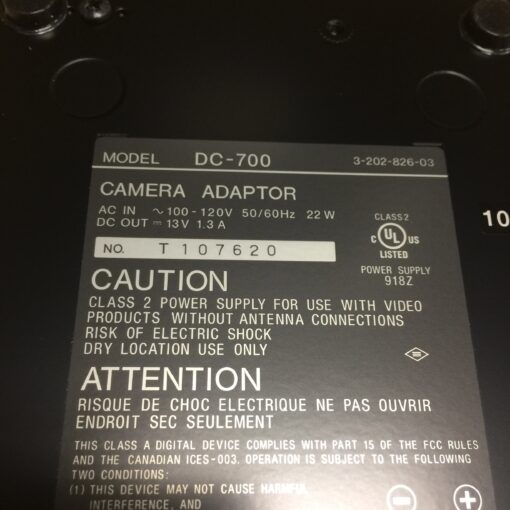Sony DC-700 Camera Adapter - Image 4