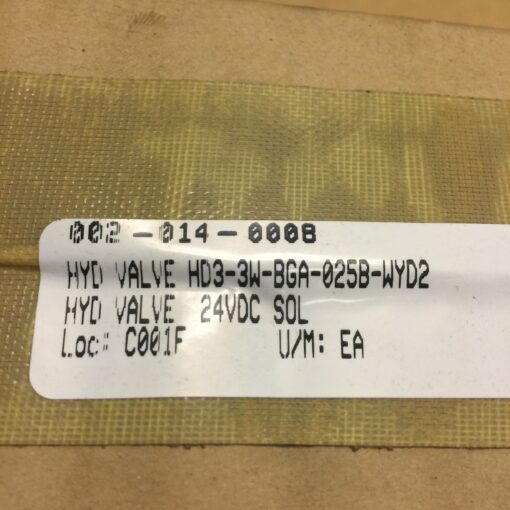 Toyo-oki HDE-3W-BGA-025B-WYD2 Valve