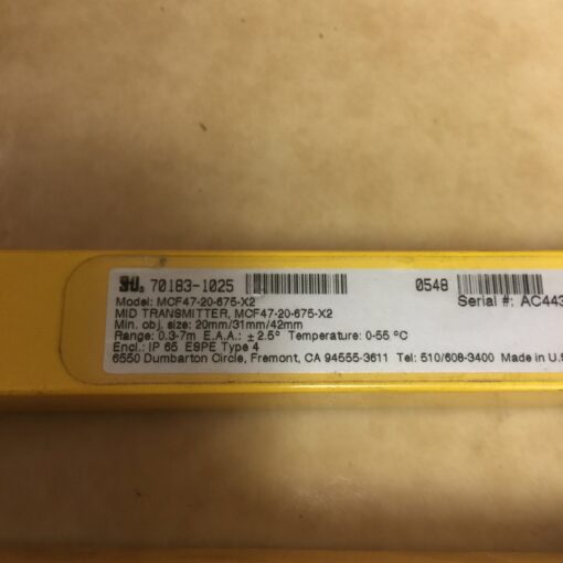 Omron STI Receiver and Transmitter MCF47-20-675-X2 - Image 2