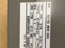 Alternative view of Toyo-oki Keiki CBM-15-50