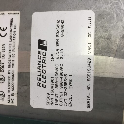 Reliance Electric SP500 1SU41001 - Image 3