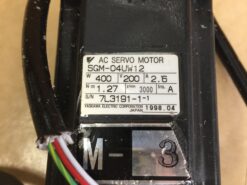 Alternative view of Yaskawa Servo Motor SGM-04UW12SP *REPAIR*