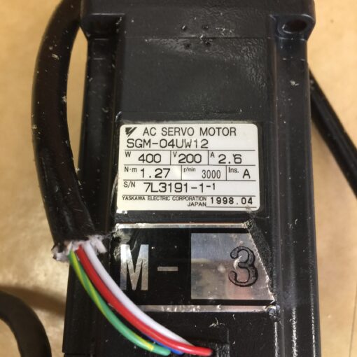 Yaskawa Servo Motor SGM-04UW12SP *REPAIR* - Image 2
