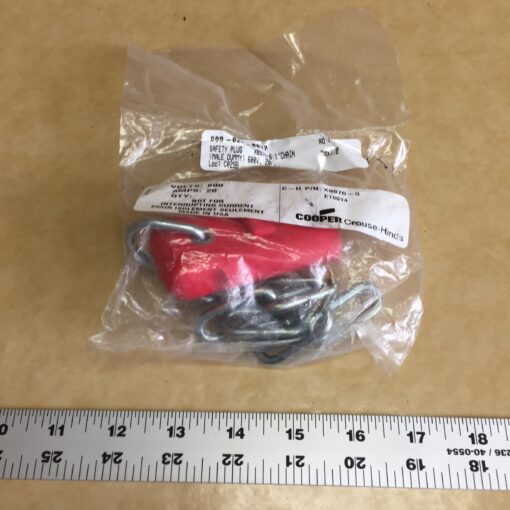 Safety Plug X8970-6 1CHAIN