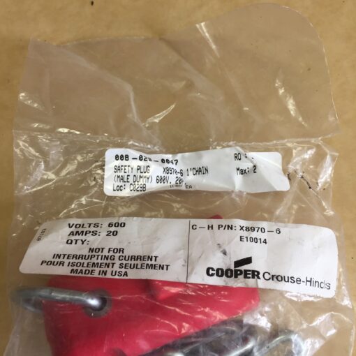 Safety Plug X8970-6 1CHAIN - Image 2