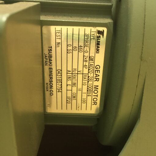 Tsubaki Gear Motor GMTA02028L165V4 - Image 3