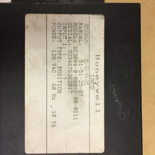 Honeywell DC3004-0-000-2-00-0111 - Image 3