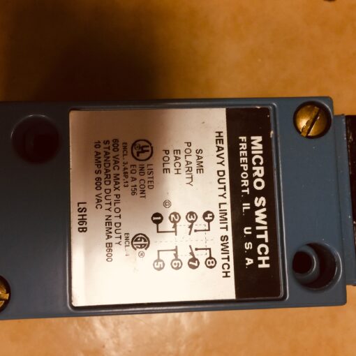 Honeywell Micro Switch LSH6B - Image 4