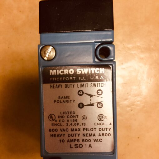 Honeywell Micro Switch	 LSD1A - Image 2