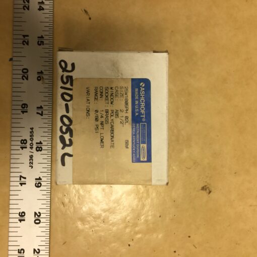 Ashcroft 25W1005 H 02L