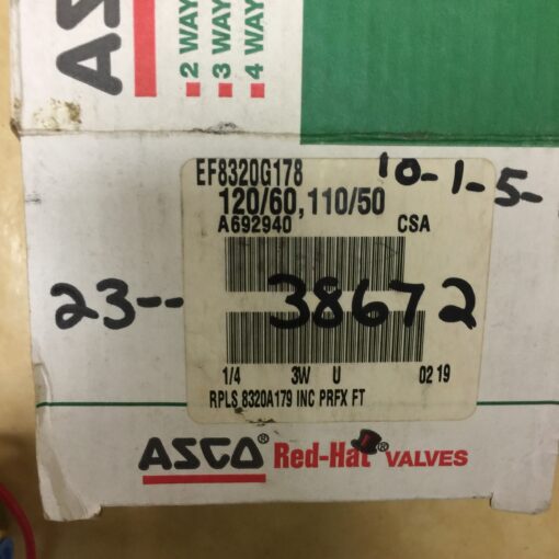 ASCO Redhat Solenoid Valve EF8320G178 - Image 4
