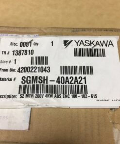 Yaskawa SGMSH-40A2A21 Motor