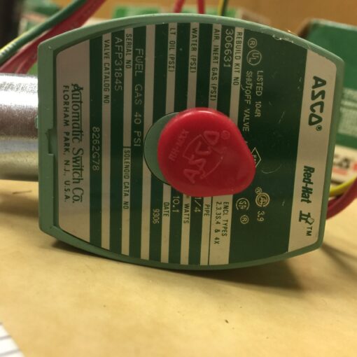 ASCO Redhat Valve 8262G78