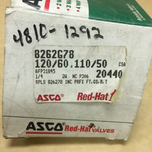 ASCO Redhat Valve 8262G78 - Image 2
