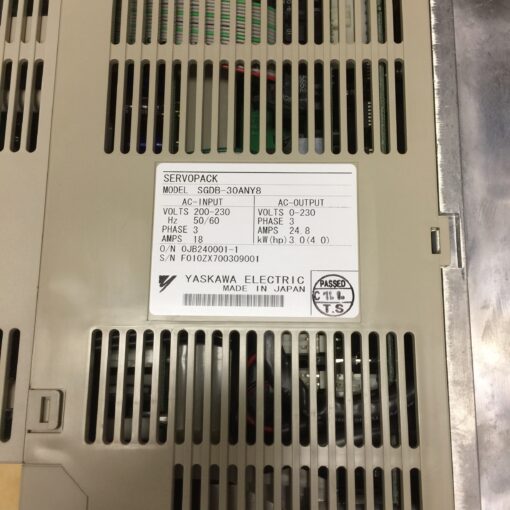 Yaskawa SGDB-30ANY8 Servopack - Image 3