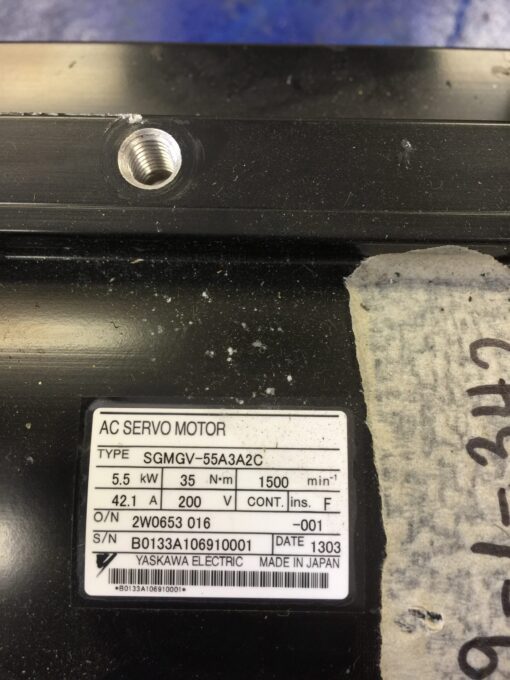Yaskawa Motor SGMGV-55A3AA2C