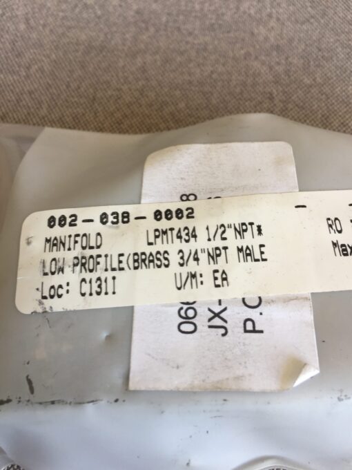 LPMT434 Manifold