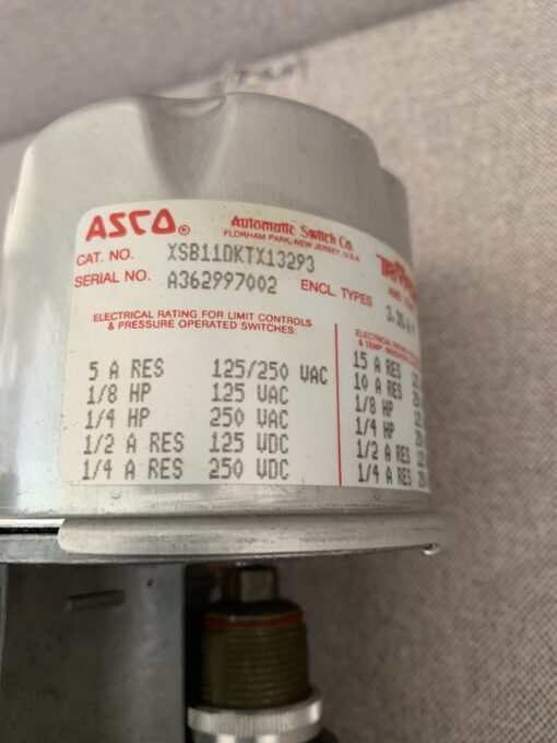 ASCO Redhat XSB11DKTX13293 - Image 2