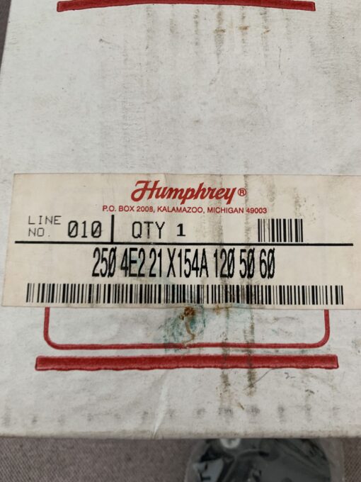 Humphrey Air Valve 250-4E2 21 - Image 2