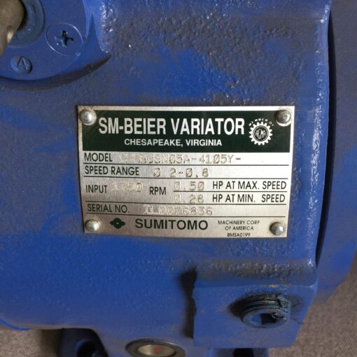 Sumitomo Beier Variator CHHBJSN05A-4105Y - Image 2