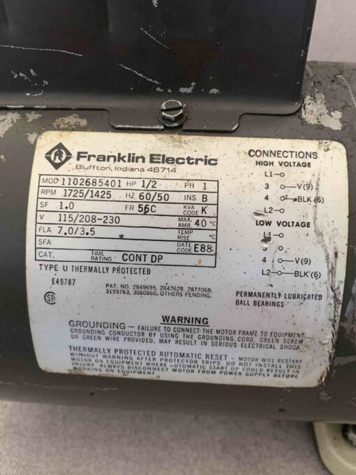 Franklin Electric 1102685401 Varian SD-200 - Image 2