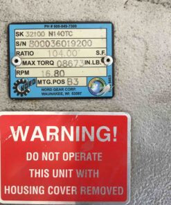 Nord Gear Corp. 32100N14OTC
