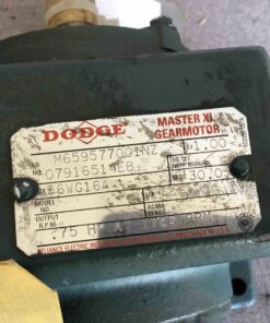 Dodge Master XL Gear Motor M659577001NZ