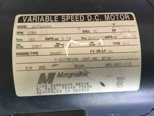 Magnetek 21742100