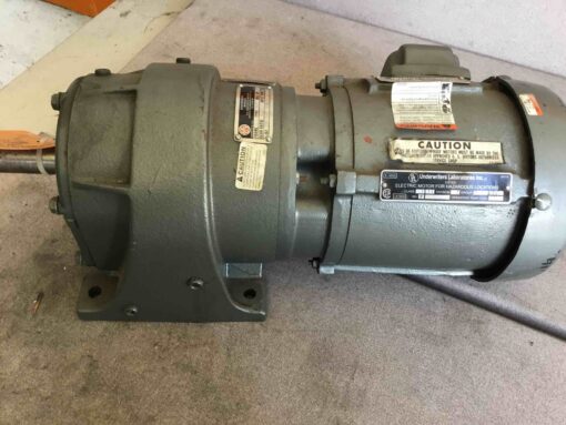 U.S. Motor w/ Gear Reducer B12 01031496 001 F/M/N F968 - Image 3