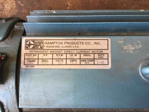 Hampton Products 3350 w/Gear Reducer HC1850