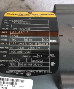 Baldor Industrial Motor VM3546 Motor