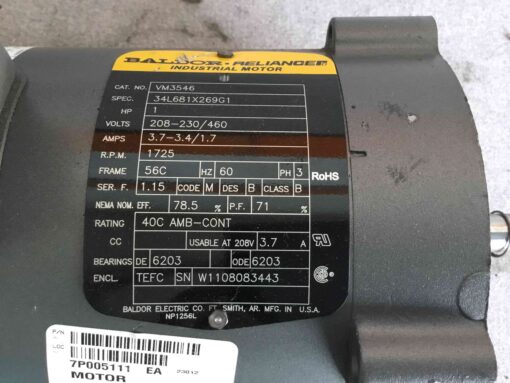 Baldor Industrial Motor VM3546 Motor