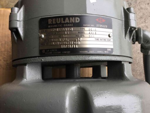 Reuland Motor 0030C-1BAM-0170 with Magnetic Brake 44B1 - Image 2