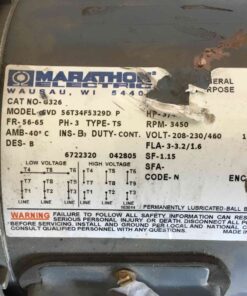 Marathon Electric G326 Motor