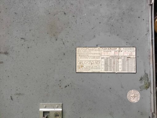 General Electric Safety Switch FVK364R