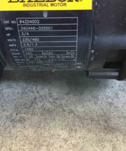 Baldor Grunfos Motor and Pump 84Z04002 and CRN10-01-A-P-G-V-HQQV