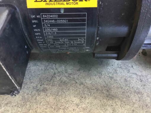 Baldor Grunfos Motor and Pump 84Z04002 and CRN10-01-A-P-G-V-HQQV