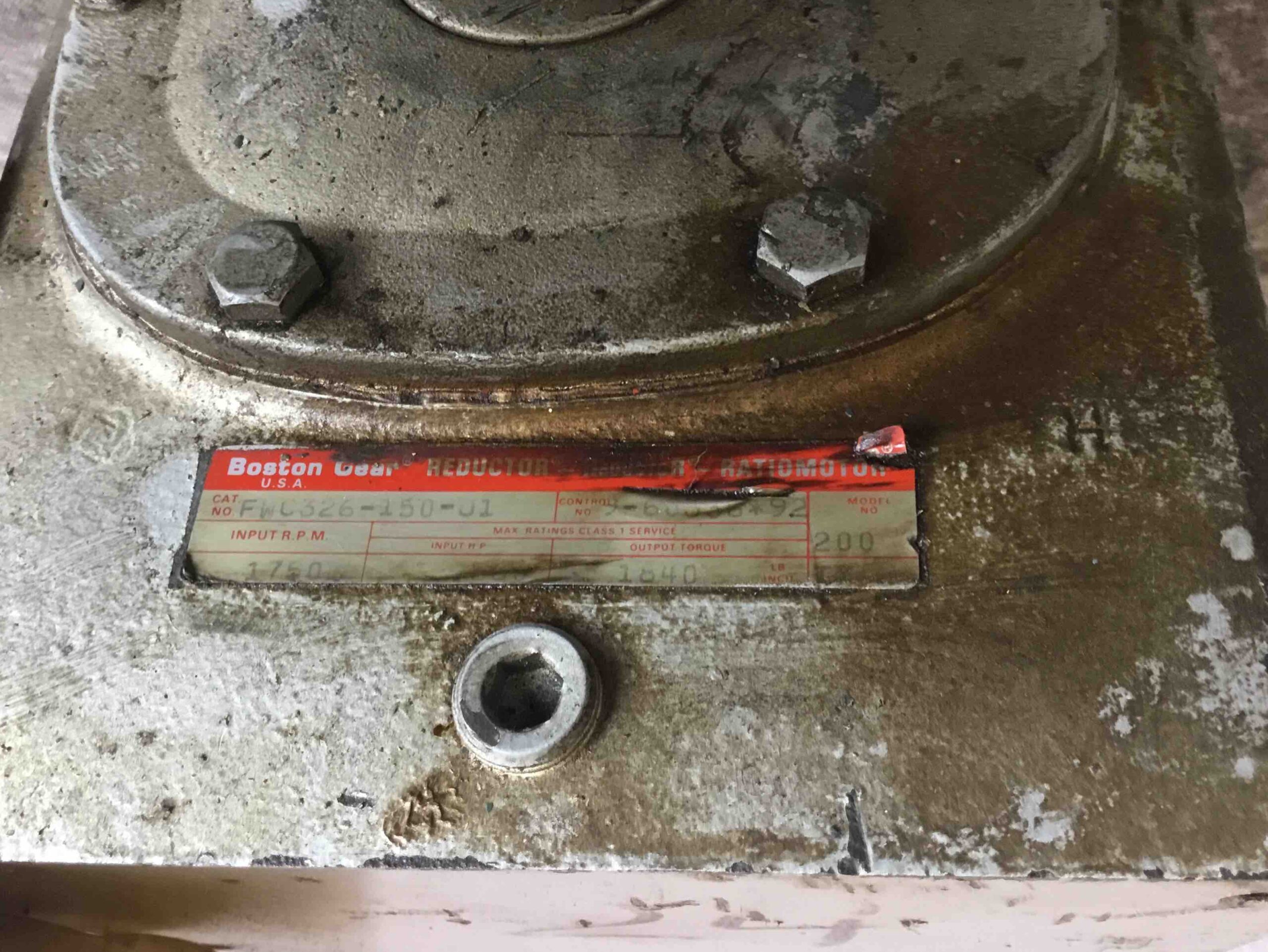 Boston Gear Reducer FWC326-150-01 - Image 2