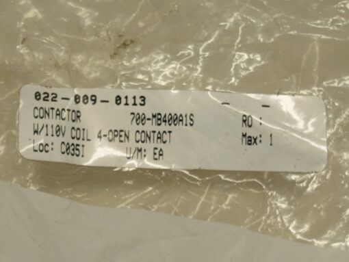 Contactor 700-MB400A1S