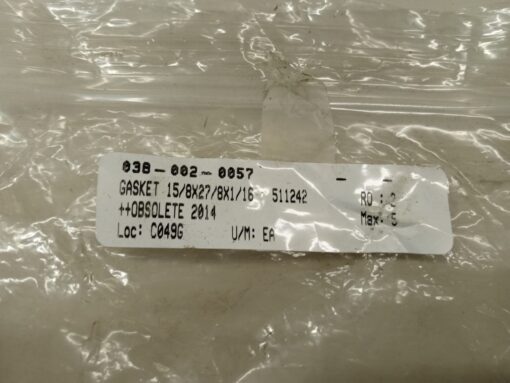 Gasket 15/8x27/8x1/16 511242