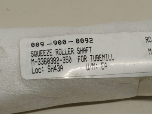 Squeeze Roller Shaft For Tube Mill M-3360382-350