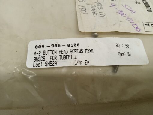 A-2 Button Head Screws M3X6