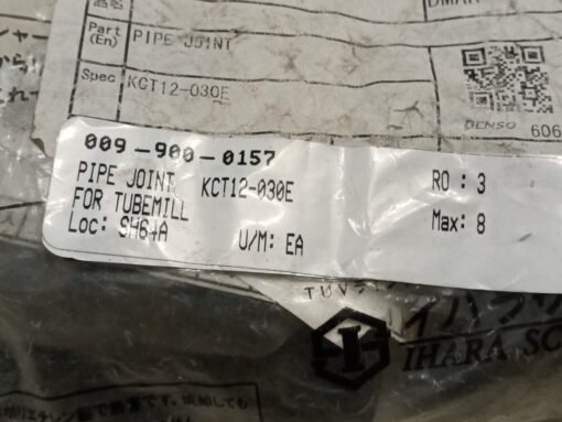 IHARA SCIENCE Pipe Joint For Tube Mill KCT12-030E