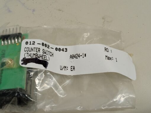 Counter Switch (Thumbwheel) A0424-1